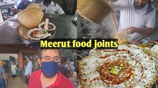 Meerut food joints।। मेरठ में खाने की जगहें।। Must explore these food places in Meerut।। Part -1