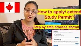 How to apply/ extend Study Permit Online?