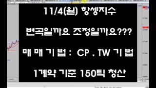 해외선물 항셍 매매기법.변곡점일까요 조정일까요?월1000수익 도전하세요^^