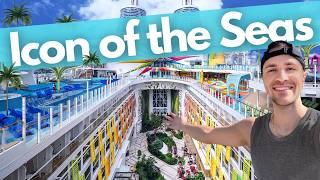 Boarding the World's LARGEST Cruise Ship: Icon of the Seas!