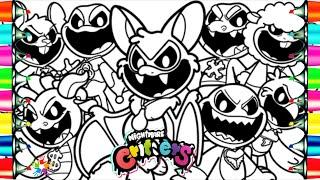 Nightmare Critters Coloring Pages / Poppy Playtime Chapter 4 / NCS Music