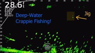 Winter Crappie Fishing on Lake Darbonne!!!  Full-Screen LiveScope Fishing Footage!!!  Trip #16