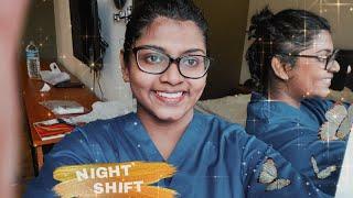 MED SCHOOL VLOG | NIGHT SHIFT | Arunika R