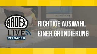 Richtige Auswahl einer Grundierung | ARDEX-Live Reloaded