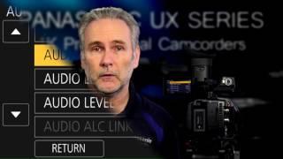 #8 - Controlling Audio of the UX Series Cameras