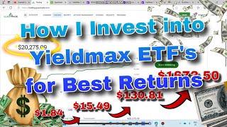 HOW You SHOULD Be BUYING Yieldmax ETF's for Growing Monthly Cashflow with High dividend Yields