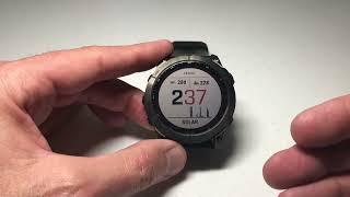 Garmin Fenix 7X: Using the stopwatch