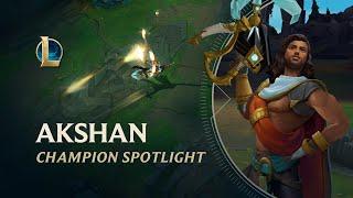 Akshan Champion Spotlight | Gameplay - League of Legends