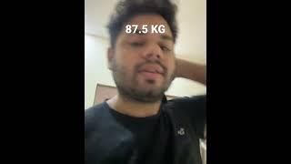 Zorays Swimming Challenge Day 3 Weight 87.5 KG
