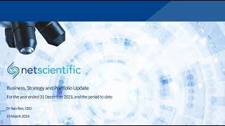 NETSCIENTIFIC PLC - Business and Portfolio Update