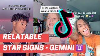 Relatable Gemini Zodiac Star Sign ️ TikTok Compilation