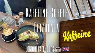 Visiting an Iconic London Cafe - Brunch and Guest Espresso at Kaffeine️