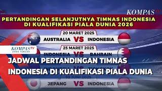 Jadwal Pertandingan Timnas Indonesia di Kualifikasi Piala Dunia 2026