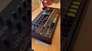 Moog audio knows- dust your electronics! #drummachine #asmr #synth #satisfying #moogaudio #shorts