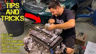 HOW TO SWAP A B SERIES INTO YOUR CIVIC IN ONE DAY