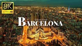 Barcelona, Spain  in 8K ULTRA HD 60 FPS Drone Video