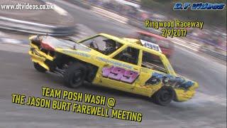 Team Posh Wash @ The Jason Burt Farewell | Banger Racing | Highlights