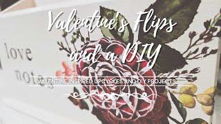 Valentines Day Thrift Flips and DIY Projects