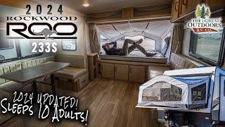 2024 UPDATED Tri-Tent Luxury Hybrid That Sleeps 10 Adults! - 2024 Rockwood Roo 233S