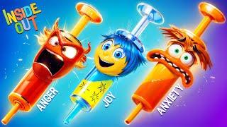 INSIDE OUT 2: Riley Got Sick! Joy vs Anger vs Anxiety vs Fear vs Embarrassment!