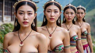 Meet an isolated tribe with BEAUTIFUL WOMEN in CHINA!