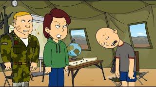 Classic Caillou Get Sent To Military School/Escapes/Grounded