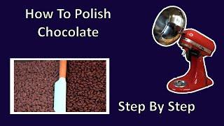 How To Polish Chocolate Dragees Step By Step With Aieve Snack Coater Ep351