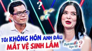 Quyền Linh cạn lời chị gái U40 thà Ế chứ KHÔNG HÔN vì sợ dơ làm bạn trai sượng đơ | Bạn Muốn Hẹn Hò