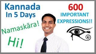 Learn Kannada in 5 days- Conversation for Beginners