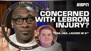 LAKERS DOWNFALL IMMINENT?  Shannon Sharpe remains optimistic despite LeBron setback | First Take