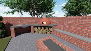 Boma and Pizza entertainment area design by Outdoor Creations