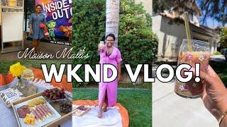 Front Yard Picnic + Russian Manicure + Movie date + Iced Coffee At Home + More!