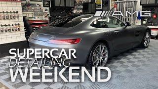 AMG GTS DETAIL | Washing a AMG GTS in Electrifying Selenite Grey Magno