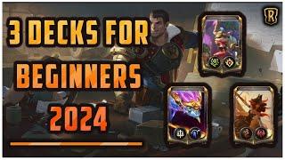 3 Beginner Friendly Decks To Start Climbing With in Legends of Runeterra