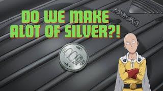 How Much Silver Can You Make In A Week, Month And Year?! | One Punch Man World