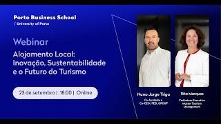 Webinar: "Alojamento Local: Inovação, Sustentabilidade e o Futuro do Turismo"