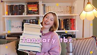 all the books I want to read in january! (first tbr of 2025!)