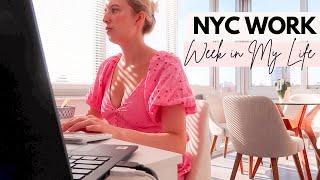 Work Week in my Life NYC! 9 to 5 full time job, working from home