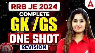 RRB JE GK GS Marathon 2024 | RRB JE Complete GK GS One Shot Revision | By Pinki Mam