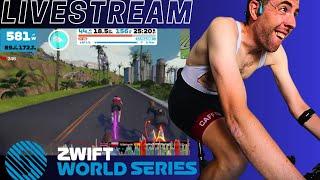   I QUALIFIED but THE GRADE was RELENTLESS!! - Zwift World Series // ELITE RACE