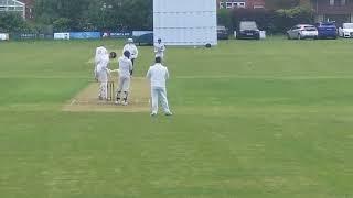 farhan Ahmed bowling VS welback cc