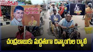 Physically Handicapped People Huge Rally In Vizag | Support For Chandrababu Naidu | Samayam Telugu
