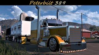 *Peterbilt 389*Peaches and Cream* "Pods and Cement" Wenatchee to Omak PNG/JBX2/Grimes ATS 4K 1.46