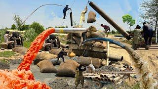 Unconvincing 499F Deep Borewell Drilling Process/incredible installation Water Well Rig Irrigation