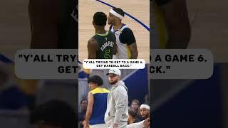 This exchange between Anthony Edwards and Gary Payton II 