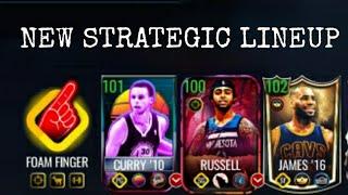 NEW STRATEGIC LINEUP GAMEPLAY!!!FREE D'ANGELO RUSSEL!!! 109 3pter!!! Nba live mobile