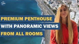 PREMIUM PROPERTY IN TURKEY. Stunning penthouse in Alanya with panoramic sea for sale.