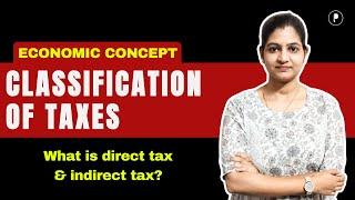 Direct & Indirect Taxes - Classification of Taxes | Indian Economy by Parcham Classes