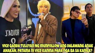 VICE GANDA TULUYAN NG INUNFOLLOW ANG MGA ANAK ANAKAN, PATAMA NI VICE KANINA PARA NGA BA SA KANILA??