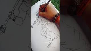 Drawing || Veer Hanuman Ji  || Kishan Gupta Arts